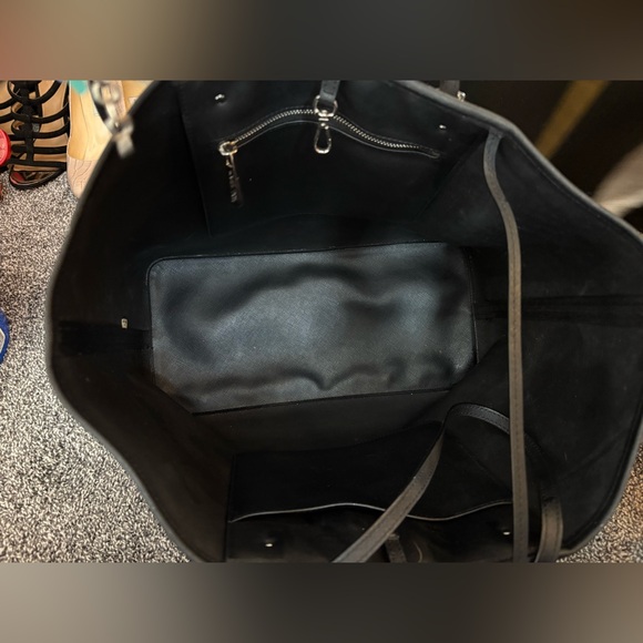 Michael Kors Houndstooth Jet set tote w/ dusty - Picture 7 of 17